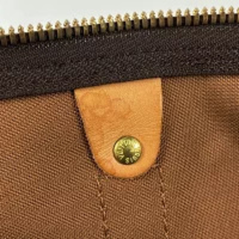 Louis Vuitton Keepall Bandoulire Travel Business Trip Boston Bag Monogram Brown - Picture 7 of 7
